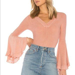 FREE PEOPLE So Dramatic Bell Sleeve Top
